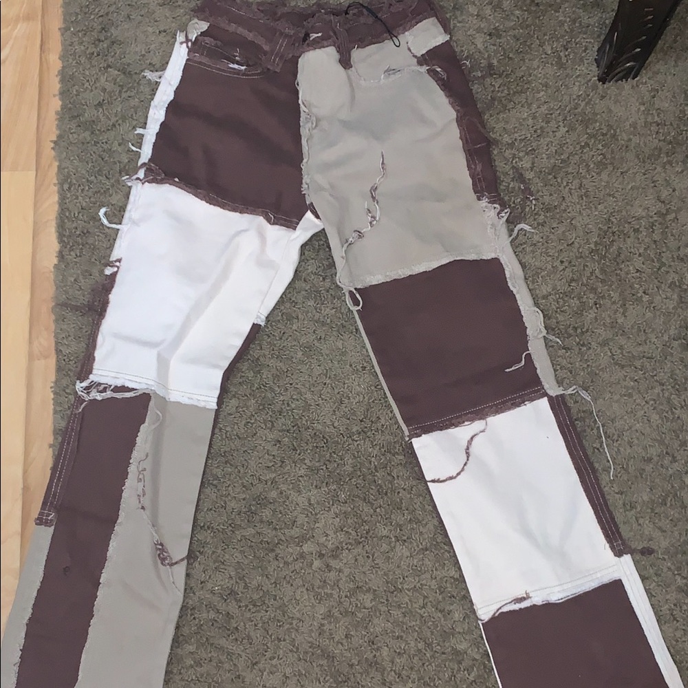 BRAND NEW JADED LONDON PATCHWORK JEANS